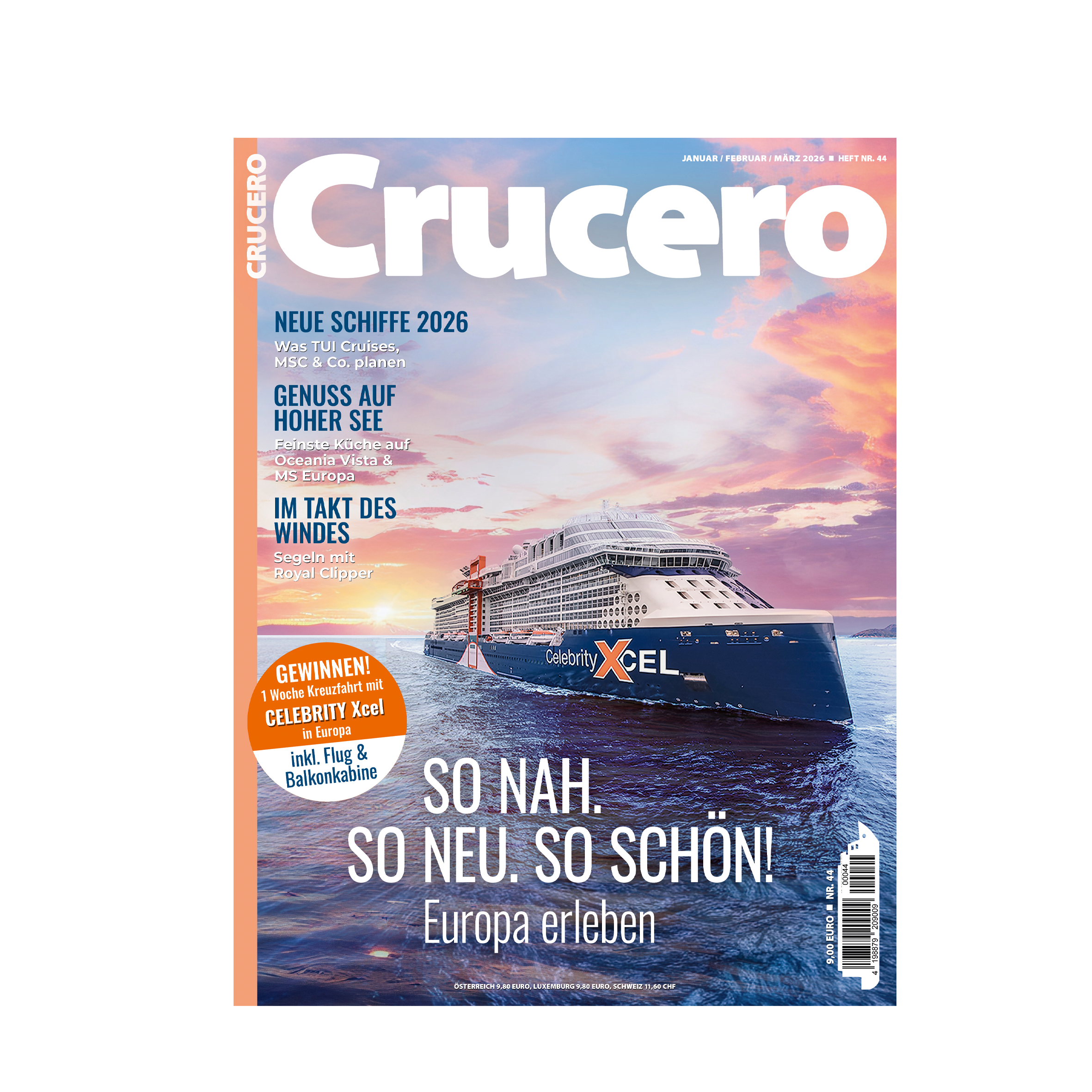 Crucero Abonnement (Versand international)