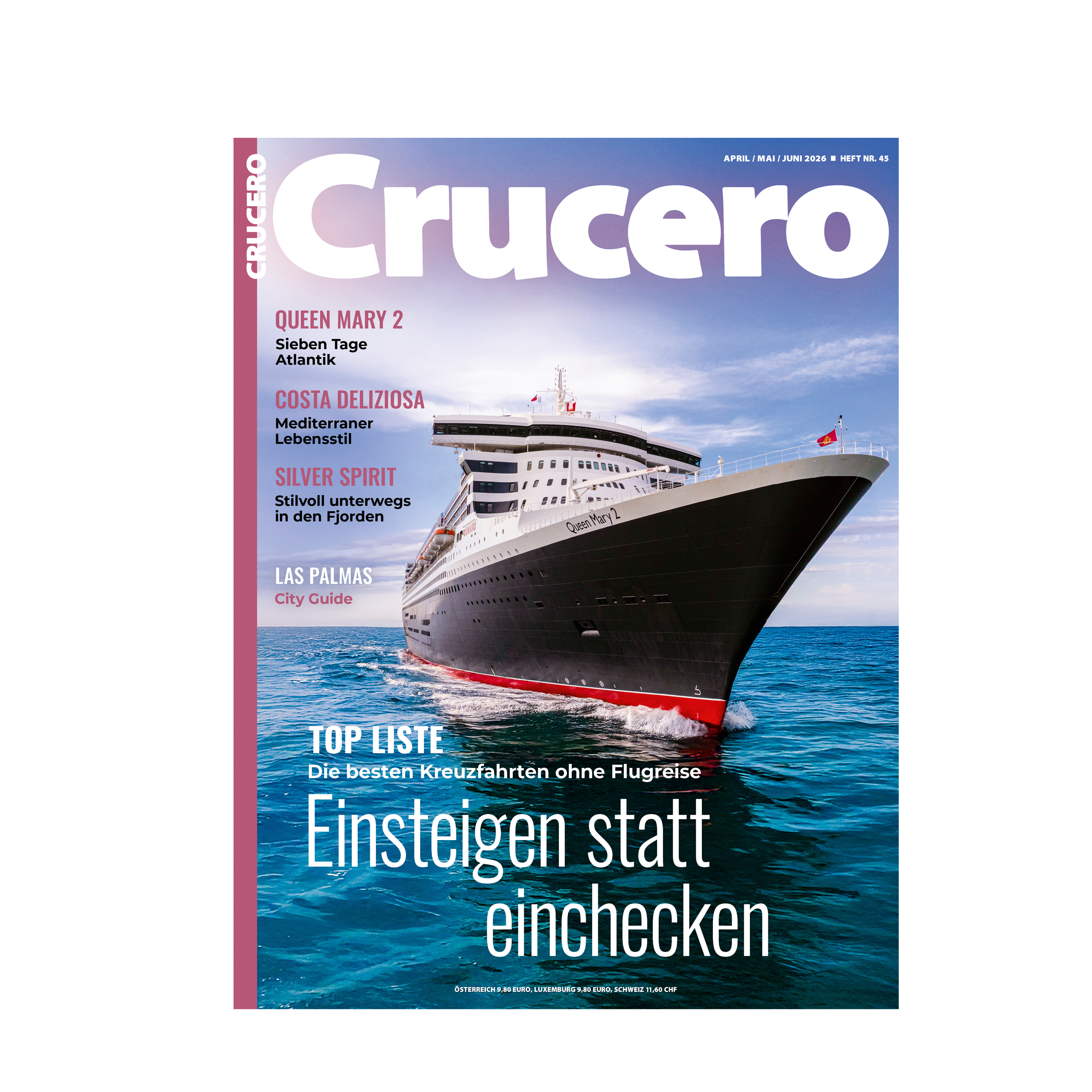 Crucero Abonnement  (Versand international)