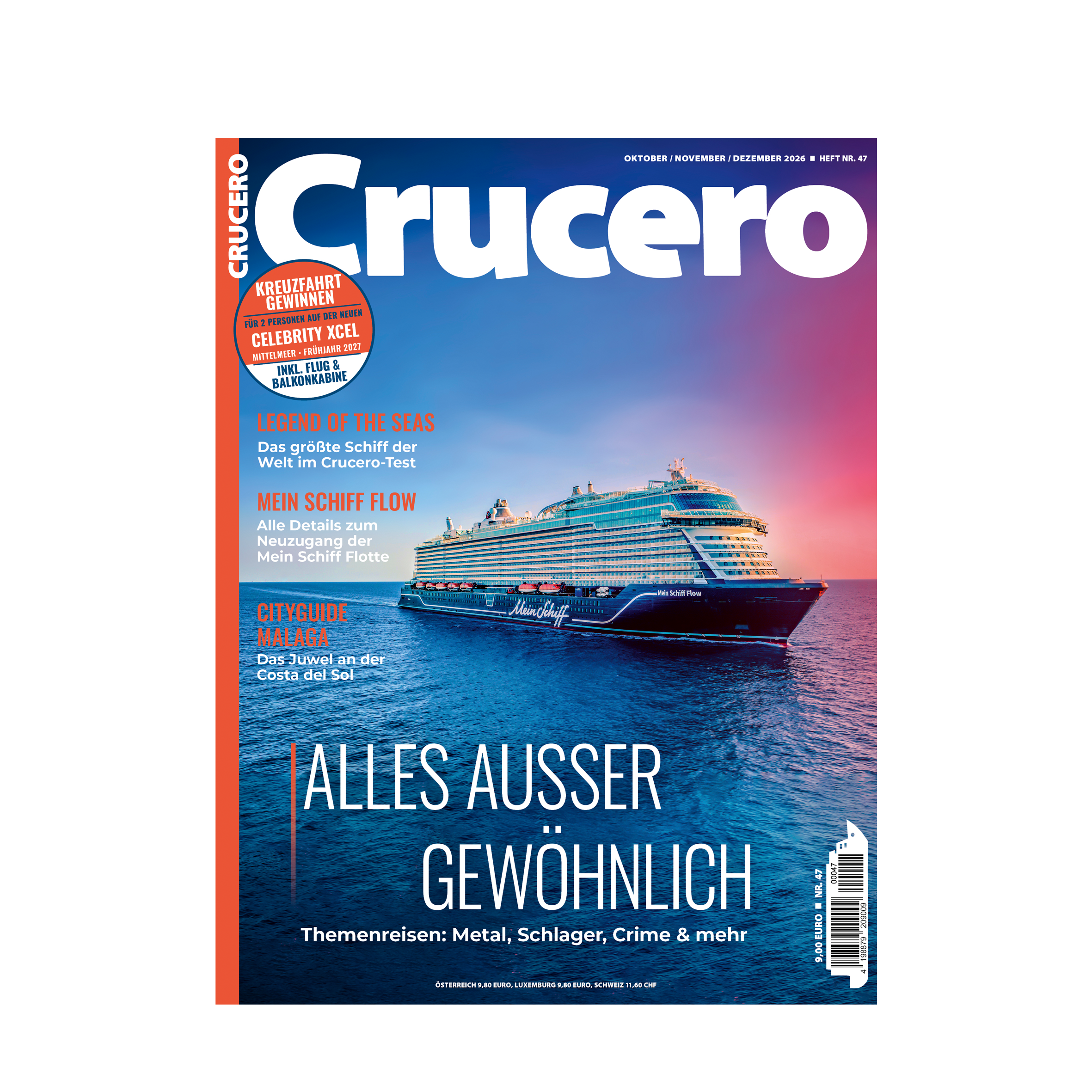 Crucero Abonnement (Versand international)